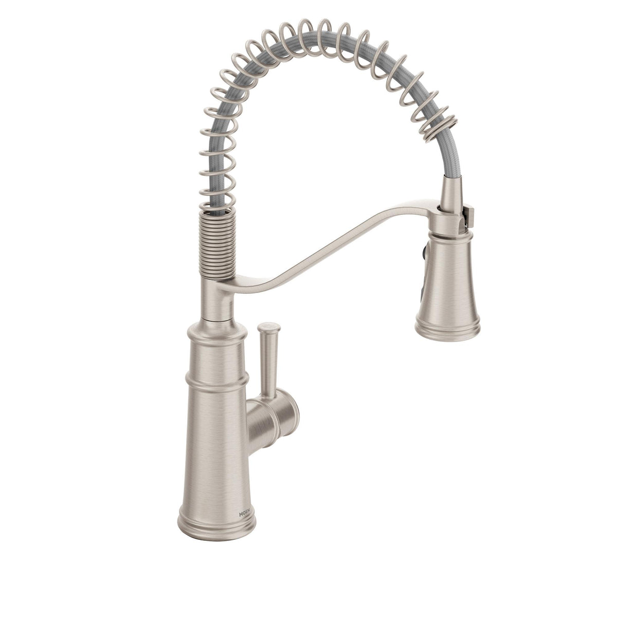 Moen® 5927SRS 5927 Belfield Pull-Down Kitchen Faucet, Commercial, 1.5 gpm Flow Rate, High Arc Pull-Down Spout, Spot Resist Stainless, 1 Handles, Domestic