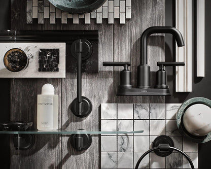 Iso - Glass Shelf - Zinc