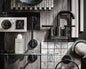 Iso - Glass Shelf - Zinc