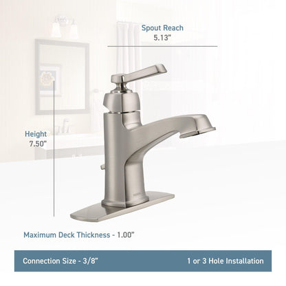 Boardwalk - Bathroom Faucet - Deck Mount - 1.2 GPM