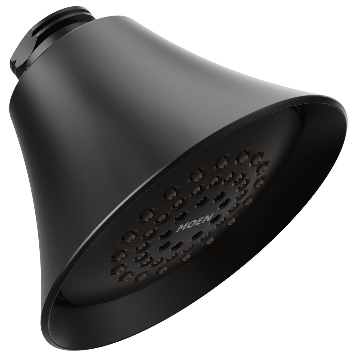 Moen® 6370BL Transitional™ Standard Shower Head, 2.5 gpm Max Flow, 1 Spray, Fixed Mount, 3-3/4 in Dia Head, Import
