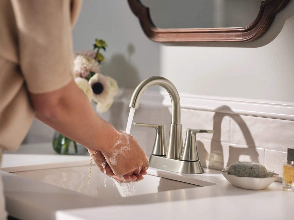 Jase - Transitional Faucet - Brushed Nickel - 8.13"