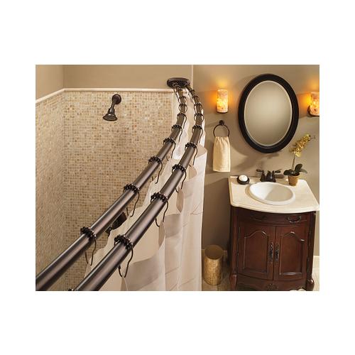 Moen® DN2141BN Curved Shower Rod With Flange