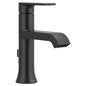 Moen® 6706BL Genta LX Bathroom Faucet, Residential, 1 gpm Flow Rate, 3-3/4 in H Spout, 1 Handles, Lift Rod Drain, 1 or 3 Faucet Holes, Matte Black