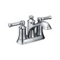 Dartmoor Chrome Traditional Two Handle Centerset Bathroom Sink Faucet
