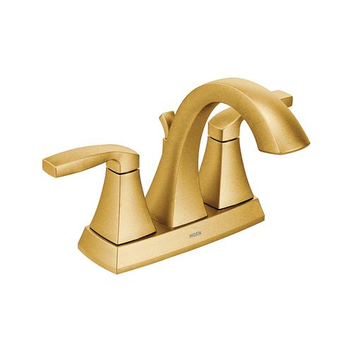 Voss - Centerset Bathroom Faucet - Brushed Gold - Deck Mount