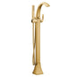 Moen® 695BG Floor Mount Tub Filler Faucet, Voss™, 1.75 gpm, Brushed Gold, 1 Handle, Import