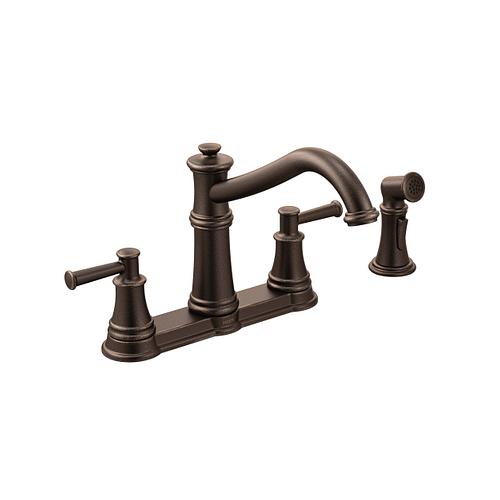 Belfield - Kitchen Faucet with Side Spray - Deck Mount
