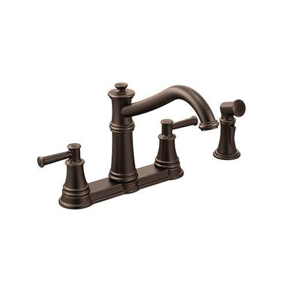 Belfield - Kitchen Faucet with Side Spray - Deck Mount