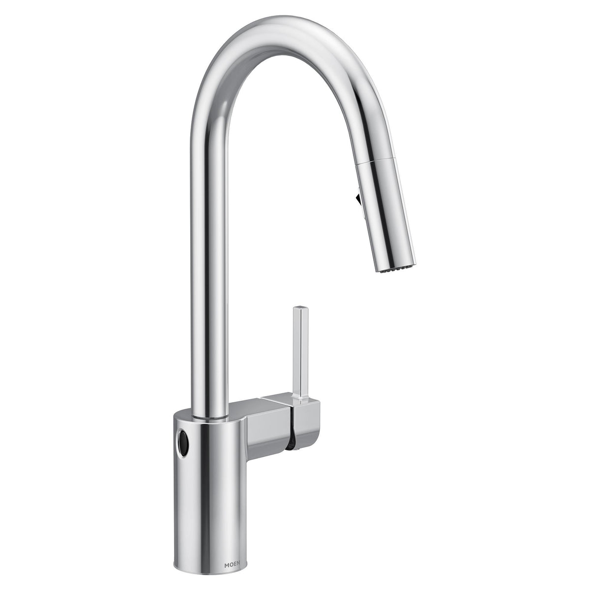 Moen® 7565EWC Align™ Pulldown Kitchen Faucet With MotionSense Wave™ Technology, 1.5 gpm Flow Rate, Polished Chrome, 1 Handle, 1/3 Faucet Holes, Domestic