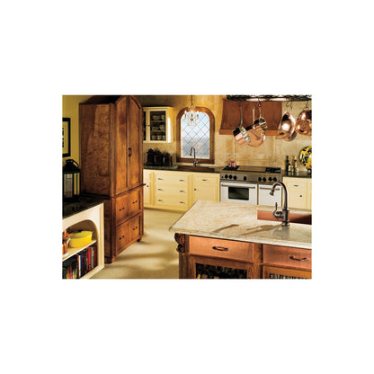 Moen® Woodmere® Kitchen Faucet, 1.5 gpm Flow Rate, 1 Handles, 1 Faucet Holes, Function: Traditional, Domestic