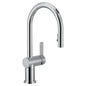 Moen® 7622EVC 7622EV Cia Pull-Down Kitchen Faucet, 1.5 gpm Flow Rate, Chrome, 1 Handles, 1, 3 Faucet Holes, Domestic, Commercial