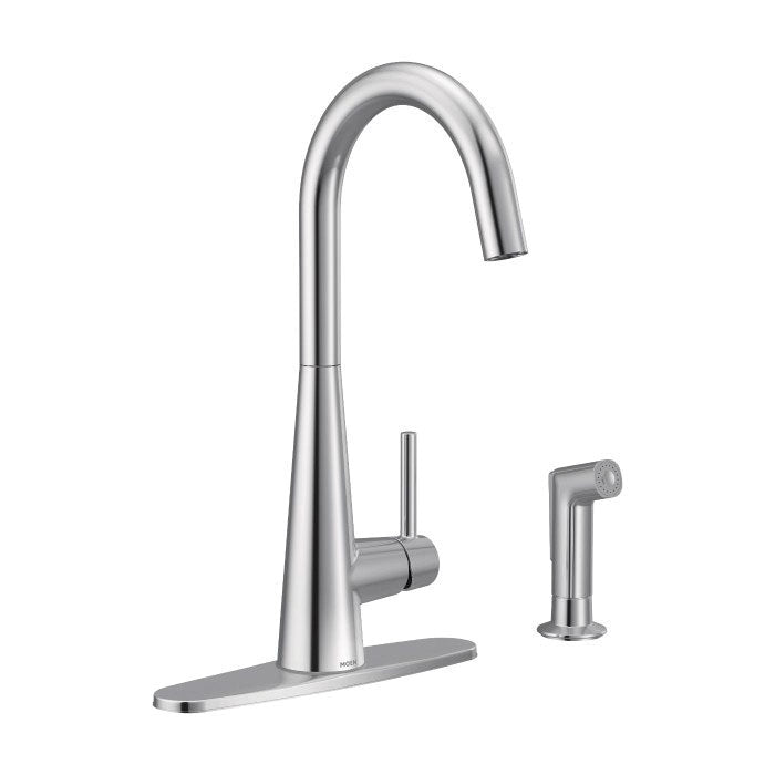 Sleek - Pull-Down Kitchen Faucet - Polished Chrome - 1.5 GPM