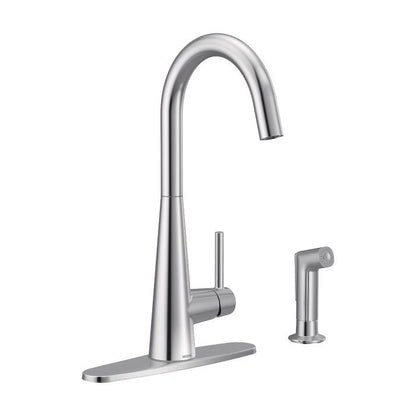Sleek - Pull-Down Kitchen Faucet - Polished Chrome - 1.5 GPM
