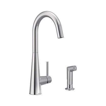 Sleek - Pull-Down Kitchen Faucet - Polished Chrome - 1.5 GPM