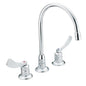 M-Dura - Widespread Kitchen Faucet - 1.5 GPM - Deck Mount