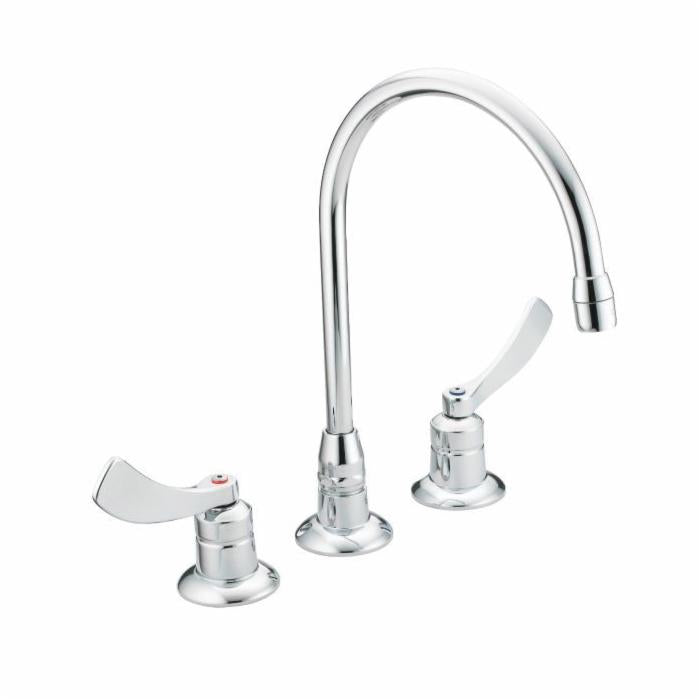 M-Dura - Widespread Kitchen Faucet - 2.2 GPM - Deck Mount