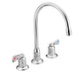 M-Dura - Widespread Kitchen Faucet - Swivel Spout