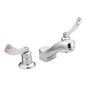 Moen® 8228F12 M-DURA™ Widespread Lavatory Faucet, 1.2 gpm Flow Rate, 2-7/8 in H Spout, 4 in Center, Polished Chrome, 2 Handles, Domestic