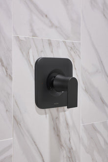 Genta Lx M-Core - Tub/Shower Trim - Matte Black - 7-1/2" D