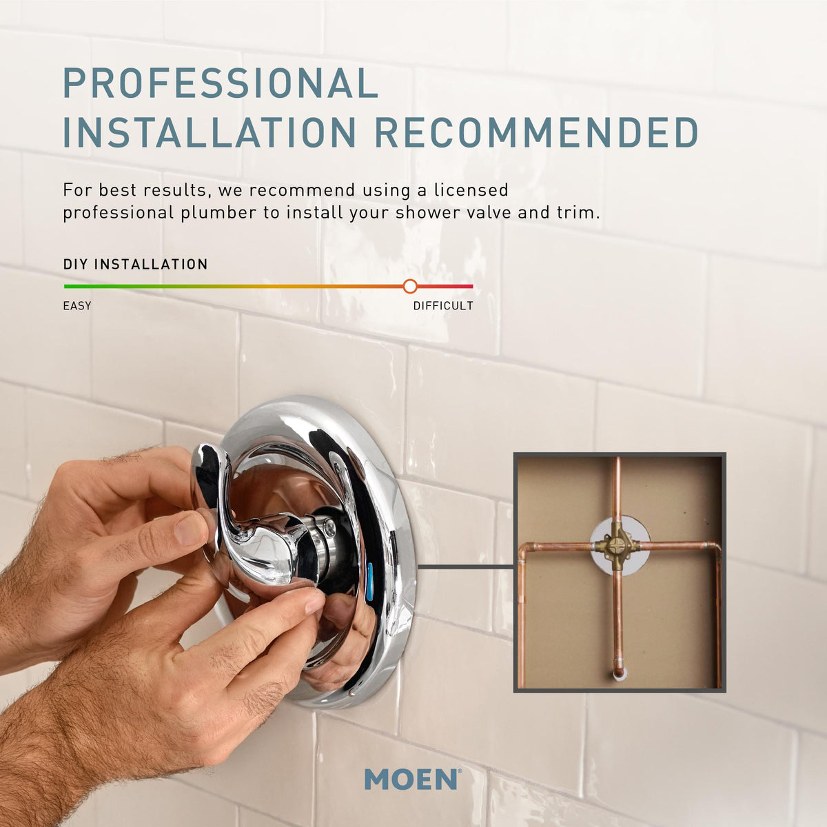 Single-Handle Shower Trim - Chrome - 1.75 GPM Shower