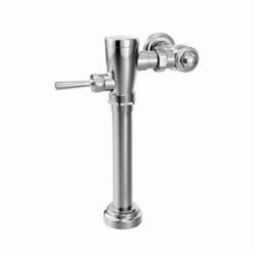 Moen® 8310M128 Manual Urinal Flush Valve, M-DURA™, 1.28 gpf, 1 in IPS Inlet, 1-1/2 in Spud, 15 to 120 psi, Polished Chrome, Domestic