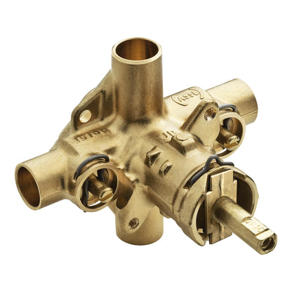 Rough-in Valve - 1/2" C Inlet x 1/2" C Outlet - Deck Mount