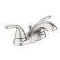 Moen® 84603SRN 84603 Adler™ Faucet, Spot Resist Brushed Nickel, 2 Handles, Lift Rod Drain, 1.2 gpm Flow Rate