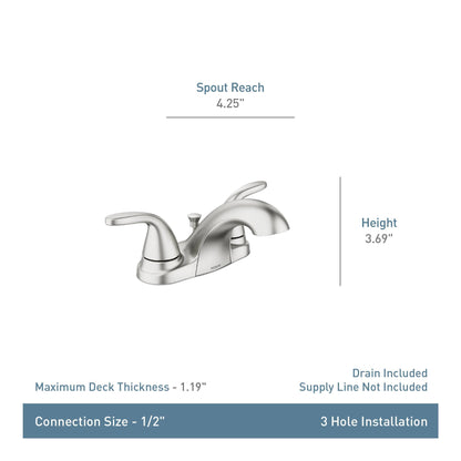 Adler - Faucet - Spot Resist Brushed Nickel - Deck Mount