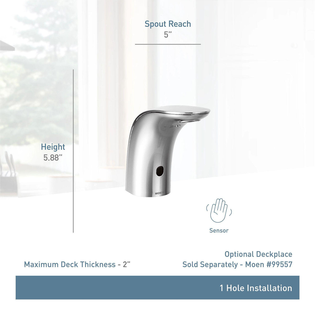 M-Power - Bathroom Faucet - Function: Touchless