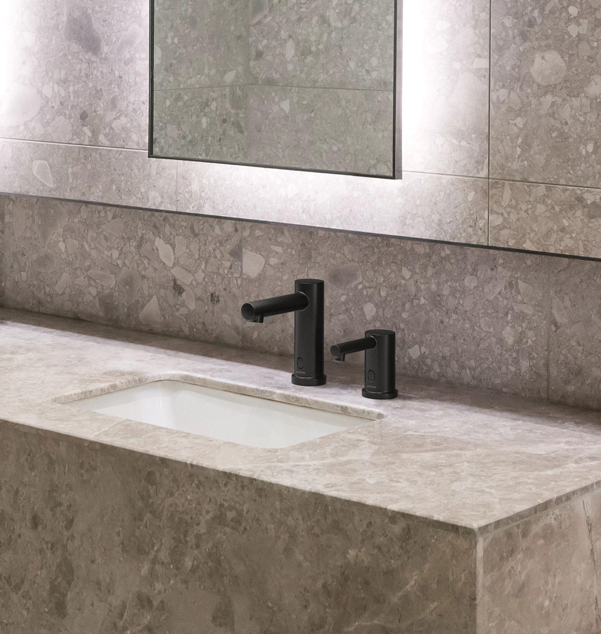 M-Power - Align Style Electronic Soap Dispenser - Cast Brass