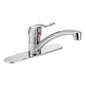 Moen® 8701 Heavy Duty Kitchen Faucet, M-DURA™, 1.5 gpm Flow Rate, Swivel Spout, Polished Chrome, 1 Handle, Import