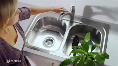 Banbury - Low Arc Pull-Out Kitchen Faucet - Deck Mount