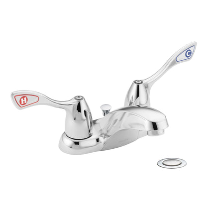 M-BITION Centerset Bathroom Faucet, 2 Handles, Metal