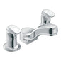 Moen® 8889 Widespread Lavatory Faucet, M-PRESS™, 0.5 gpm, 3-3/4 in H Spout, 8 in Center, Polished Chrome, 2 Handles, Import