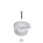 Moen® 94514 Traditional Knob Handle Kit, For Use With Tub and Shower Faucet, Plastic, Clear, Domestic
