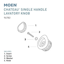 HDL KNB CHT LAV 1H CL W/C CRD