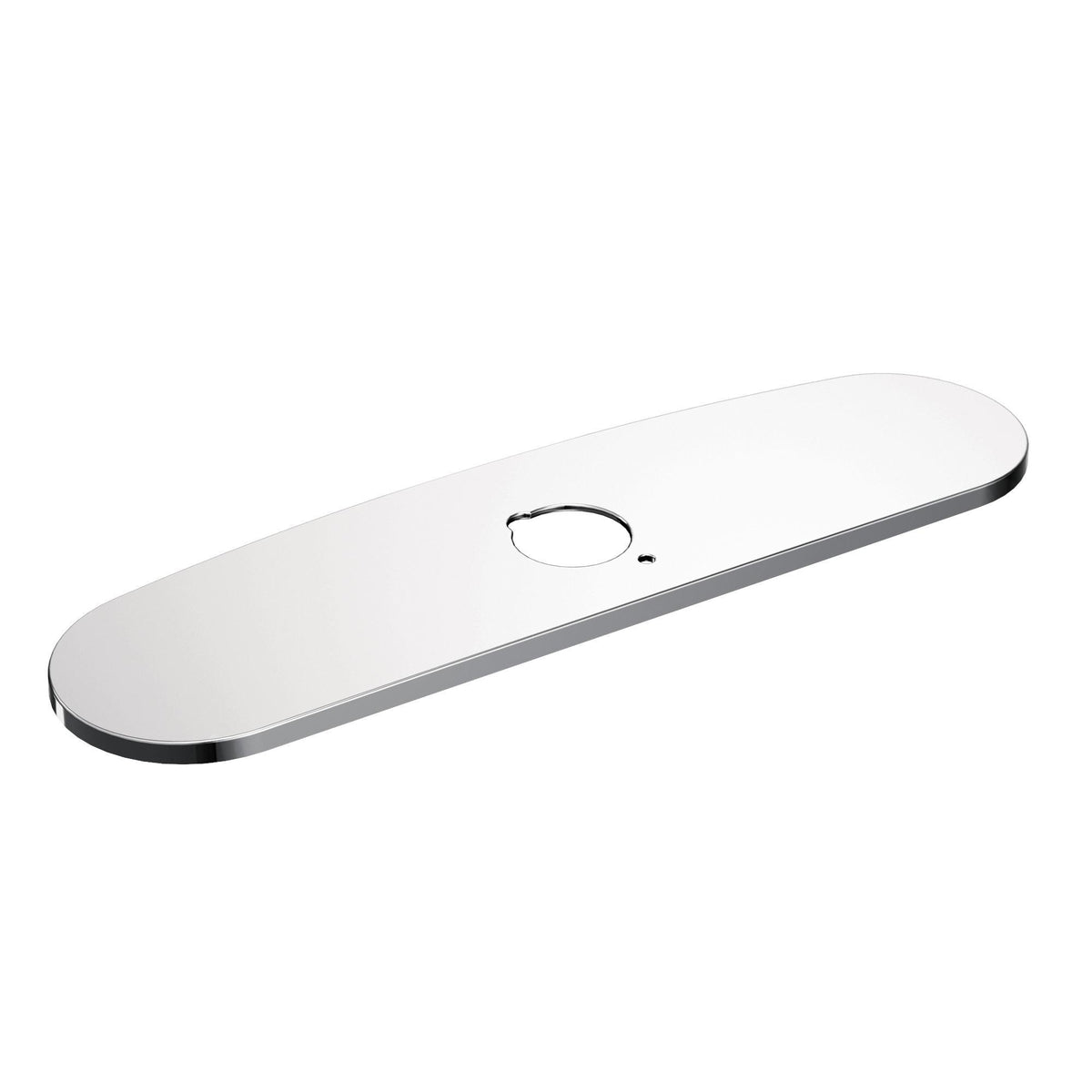 Moen® 99558BN Escutcheon, Commercial, For Use With M-Power™ 8554/8554AC Above-Deck Transitional Style Electronic Faucet, 8 in, 10-3/4 in L x 3 in W, Brushed Nickel, Domestic