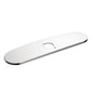 Moen® 99558BN Escutcheon, Commercial, For Use With M-Power™ 8554/8554AC Above-Deck Transitional Style Electronic Faucet, 8 in, 10-3/4 in L x 3 in W, Brushed Nickel, Domestic