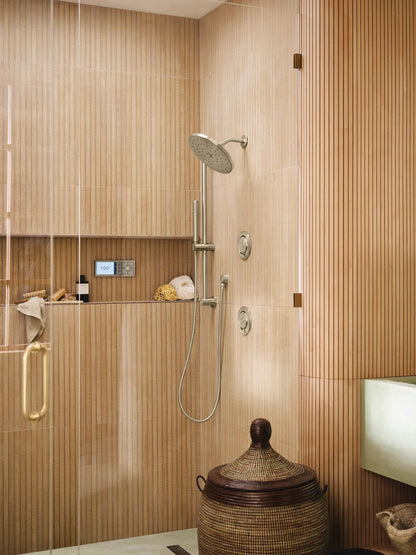 Cia M-Core - Shower Trim Only - Brushed Nickel - Wall Mount