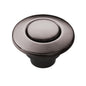 Disposal Air Switch Button - Black/Stainless Steel