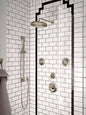 Moen® UTS244202EPBN Shower Trim, 1.75 gpm Shower, Brushed Nickel