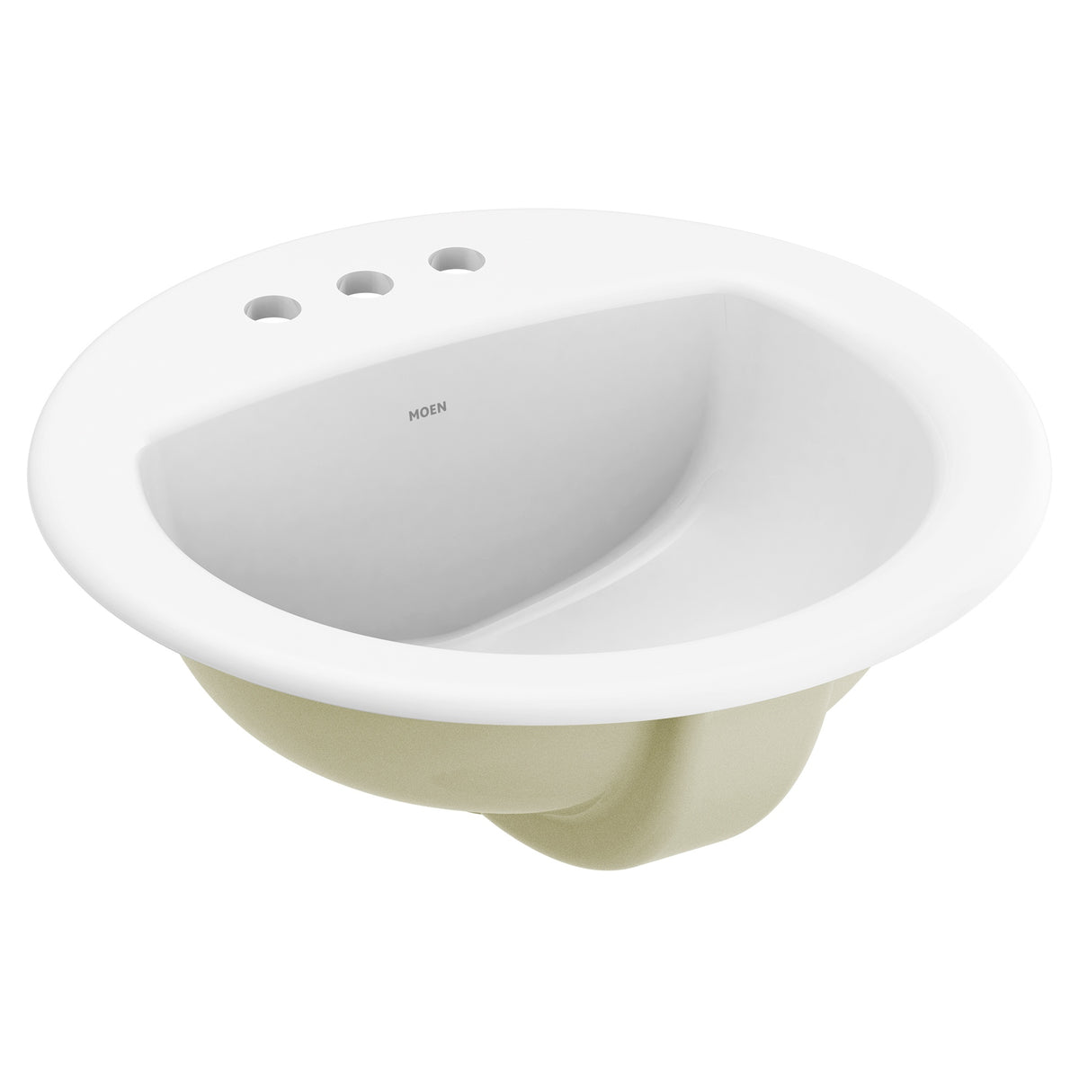 BGCW13 - 19 x 19" Bathroom Sink - Undermount - Oval Shape