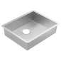 Moen® GS18186B 1800 Rear Center Drain Kitchen Sink, Brushed Stainless Steel, 20 in L x 16 in W Bowl, 22 in L x 18 in W, Undermount Mounting, 18 ga Stainless Steel