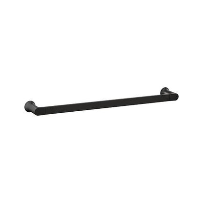 Genta - 24" Towel Bar - Matte Black - Zinc