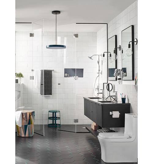 Triva - 9" Hand Towel Bar - Zinc/