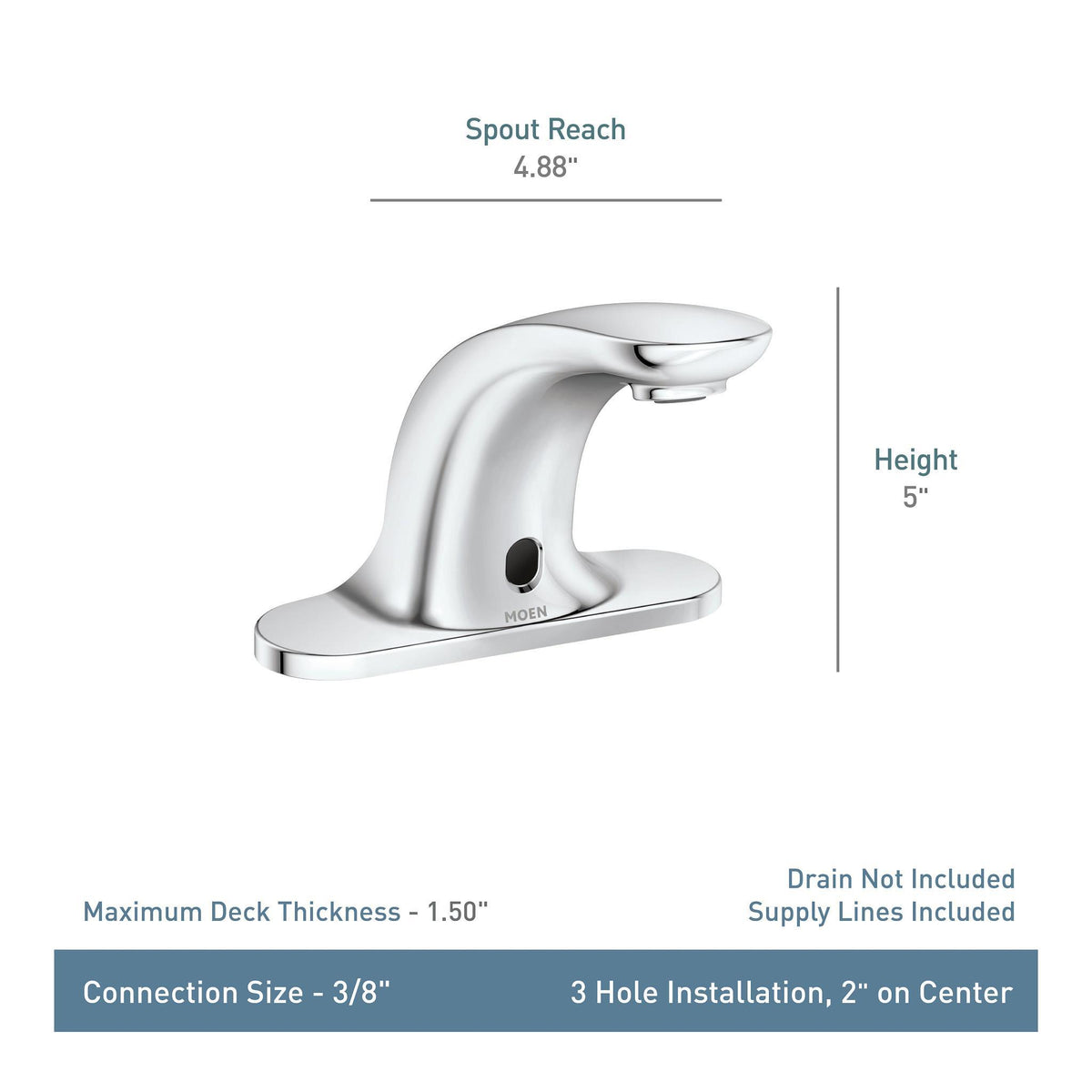 M-Power - Transitional Electronic Faucet - Deck Mount
