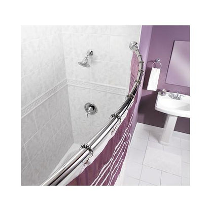 Curved Shower Rod - 304 - Fits Most At-Home Shower Sizes