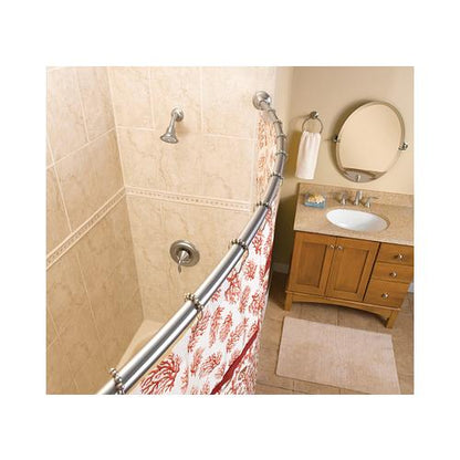Curved Shower Rod - 304 - Fits Most At-Home Shower Sizes