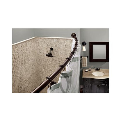 Curved Shower Rod - 430 Stainless Steel - Old World Bronze